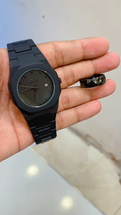 Black Arabic Premium Aura Watch