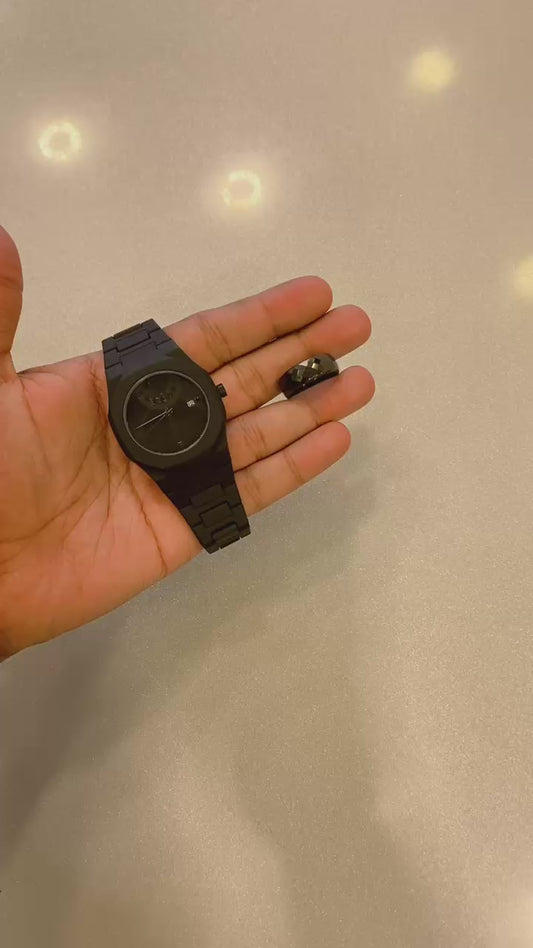 Black Arabic Premium Aura Watch